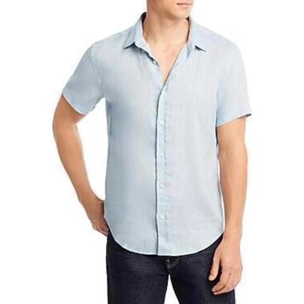The Men's Store Linen Camp Button Down Shirt Medium M